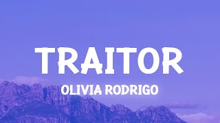 Olivia Rodrigo  traitor Lyrics [upl. by Itsyrc]