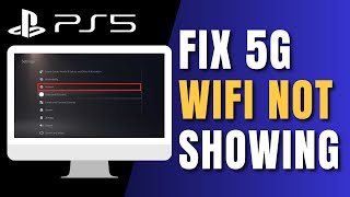 How to Fix 5Ghz WiFi Not Showing on PS5 [upl. by Aguayo]