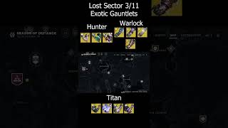 Destiny 2 Lost Sector Today 311 Exotic Arms [upl. by Blen]