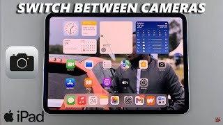 iPad How To Switch Between Front And Back Camera While Recording [upl. by Nolly807]