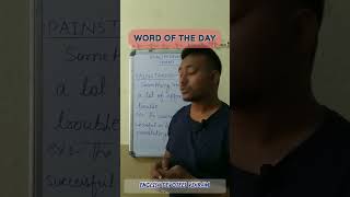 WORD OF THE DAY  Learn vocabulary  Easy learn by English devotees VIKRAM Shorts [upl. by Runkle395]