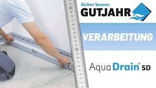 Die GUTJAHR Drainage AquaDrain SD für die Außentreppe [upl. by Ihculo]