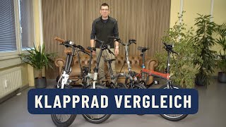 Klapprad Vergleich amp Faltrad Test [upl. by Nelyt]