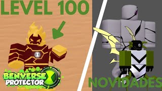 Roblox Benverse Protector Os 5 Aliens no Level 100 e As Novidades do Próximo Update [upl. by Laumas]