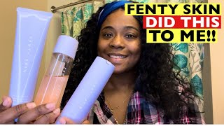 Honest FENTY SKIN FRAGRANCE FREE 1 Month Review  Must Watch This Before You Try It  Sensitive SKin [upl. by Alleuqram]