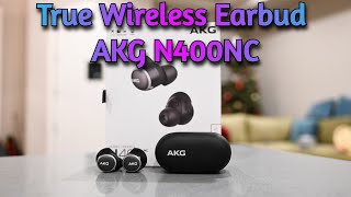 GREAT TUNED AKG N400NC Wireless Earbud Review vs Airpods Pro [upl. by Rihaz]