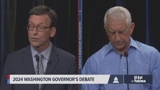 Watch Washington Governors Debate Tuesday September 10 2024 [upl. by Anderea]