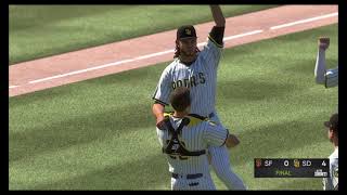 SFSD 92321 Dinelson Lamets Final 3 Outs of his Perfect Game MLB The Show 21 [upl. by Entsirhc100]