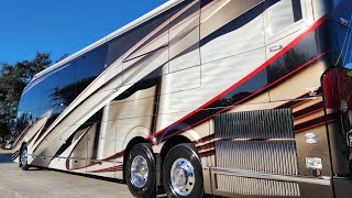 Tour of 2023 Prevost Liberty Coach with Quad Slides and Super Suite Bedroom [upl. by Neneek]