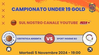 Cestistica Argenta vs Sport Insieme Bologna Under 19 Gold [upl. by Kirenoj918]