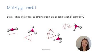 Molekylgeometri [upl. by Sparks]