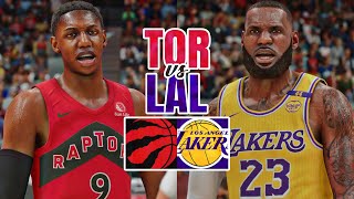 NBA 2K25 RAPTORS vs LAKERS  4K UHD GAMEPLAY PS5 [upl. by Noelle]