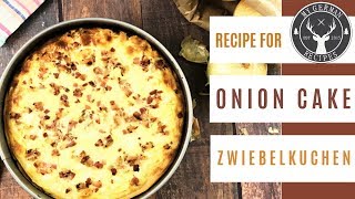 German Onion Cake  Onion Tart  Zwiebelkuchen ✪ MyGermanRecipes [upl. by Enilrad]