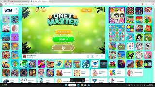 POKI ONET MASTER GAME 1 [upl. by Norreg]