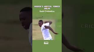 Rabada yorker to Malan🤯 viralvideo cricketlover cricket explorepage viralvideo [upl. by Llecrep]