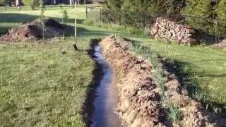 Permaculture Design Swales on Contour 2014 Update part 1 [upl. by Marquez411]