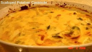 Scalloped Potatoes Casserole  Scalloped Potatoes with Cheese [upl. by Ggerg]