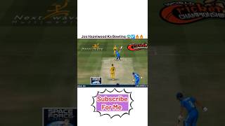 Jos Hazelwood Ka Bowling Action  World Cricket championship Ka Cricket Short  cricket shorts [upl. by Adnohsel]