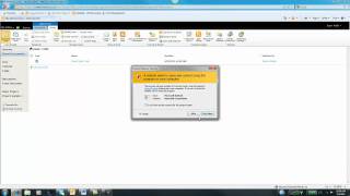 Create a Document Library in SharePoint 2010 Part 1 [upl. by Helbonnah701]