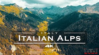 Italian Alps 🇮🇹  by drone 4K [upl. by Aidin]