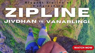 Indias Biggest Zipline amp Rappelling in Maharashtra [upl. by Eddra]