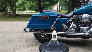 DIY Baffled Fishtail Exhaust Results For Harley Touring Road King [upl. by Zolnay994]