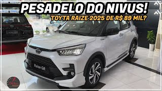 NOVO TOYOTA RAIZE 2025 MINI SUV RIVAL DO CHEVROLET GROOVE E CHEGA DEPOIS DO YARIS CROSS [upl. by Raab]