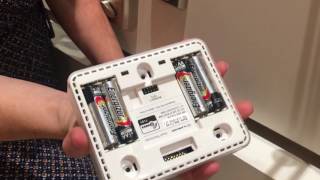 How to Replace Batteries in Alarmcom Smart Thermostat [upl. by Onitrof]