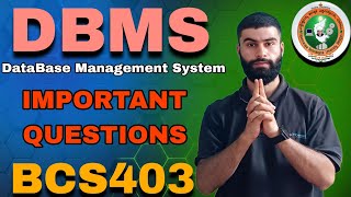 DataBase Management System Vtu 4th Sem Important Questions [upl. by Hesler]