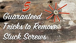 5 Guaranteed Tricks to Remove Stuck Screws [upl. by Odnalref]