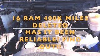 2016 RAM Cummins with 439K Miles  And Deleted [upl. by Nella]