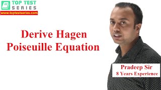 Derivation of Hagen Poiseuille Equation in Hindi Fluid Mechanics Lectures in Hindi [upl. by Graehme]