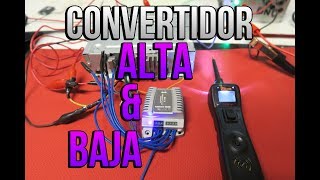 COMO INSTALAR UN CONVETIDOR DE ALTA Y BAJA PASO A PASO [upl. by Tiphany752]