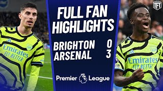 Arsena TOP Brighton 03 Arsenal Hightlights [upl. by Pirzada]