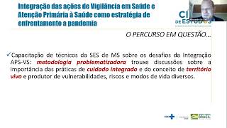 Integração das ações de Vigilância em Saúde e APS como estratégia de enfrentamento a pandemia [upl. by Oidgime]