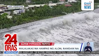 24 Oras Weekend Part 1 Super Typhoon Pepito peligro ng daluyong sapilitang paglilikas [upl. by Einaled474]