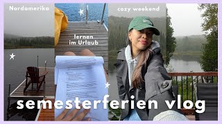 COZY SEMESTERFERIEN Lernen im Urlaub BWL Master Studentin Cozy Fall Weekend Vlog  Laica Vergara [upl. by Tessler]