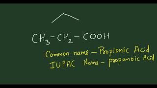 propionic acid or propanoic acid [upl. by Eirrek]