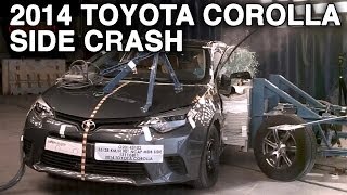 2014 Toyota Corolla  Side Crash Test  CrashNet1 [upl. by Alethia]