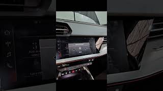 Audi A3 8y 2023 Android Auto e CarPlay sem fio trancar veículo com motor e ar ligado beep alarme [upl. by Ilanos59]