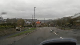 A Drive from Ashfordinthewater to Bakewell Market Town Derbyshire UK [upl. by Akemehc]