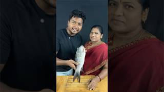 I cooked a Whole Fish in Barbecue Style 🔥🐟 shorts telugu telugucooking [upl. by Pagas]