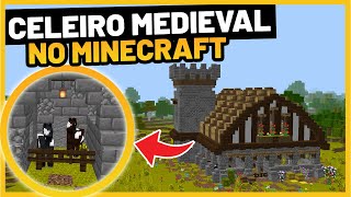 Tutoriais Minecraft Como Construir um Celeiro [upl. by Namas]