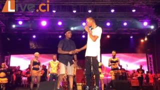 Concert Serges Beynaud  Ordinateur le danseur de Dj Arafat font le show [upl. by Lleumas418]