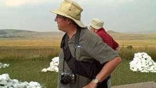 COLONIAL CEMETERY AT ISANDLWANA BATTLEFIELD  HOLTS TOURS 2009 [upl. by Ahseia]