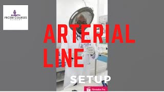 MRCEM OSCE Arterial line setup [upl. by Segroeg]