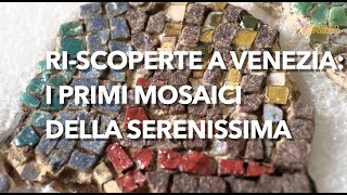 Scoperte archeologiche quotritrovatequot a Venezia i primi mosaici della Serenissima a S Nicolò del Lido [upl. by Ttsepmet]