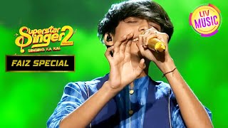 Sandese Aate Hain पर Faiz की Singing में दिखी देशभक्ति  Superstar Singer  Faiz Special [upl. by Aikemat]