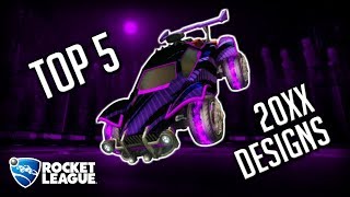 TOP 5 20XX DESIGNS OF ALL TIME Giveaway Winners  Rocket League Designs [upl. by Arekat]