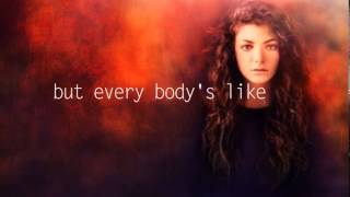 Royals by Lorde  lyric video [upl. by Mack]